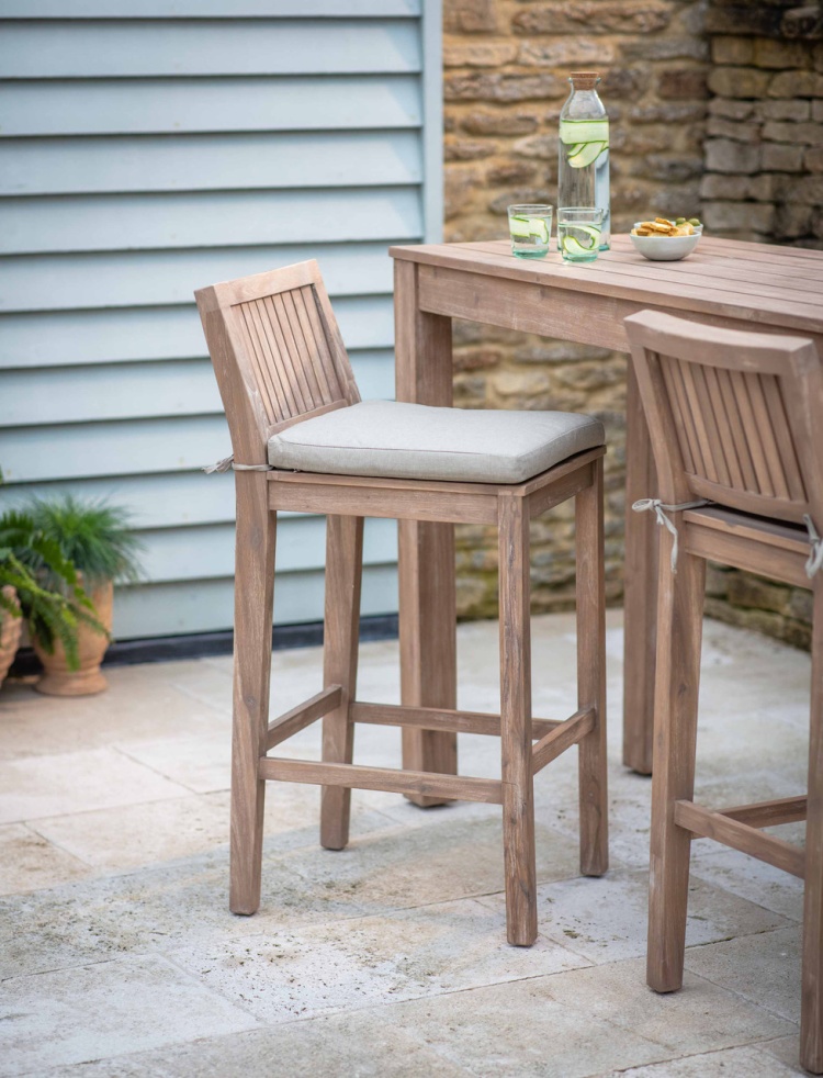 Porthallow Bar Stool Set Of 2 Natural