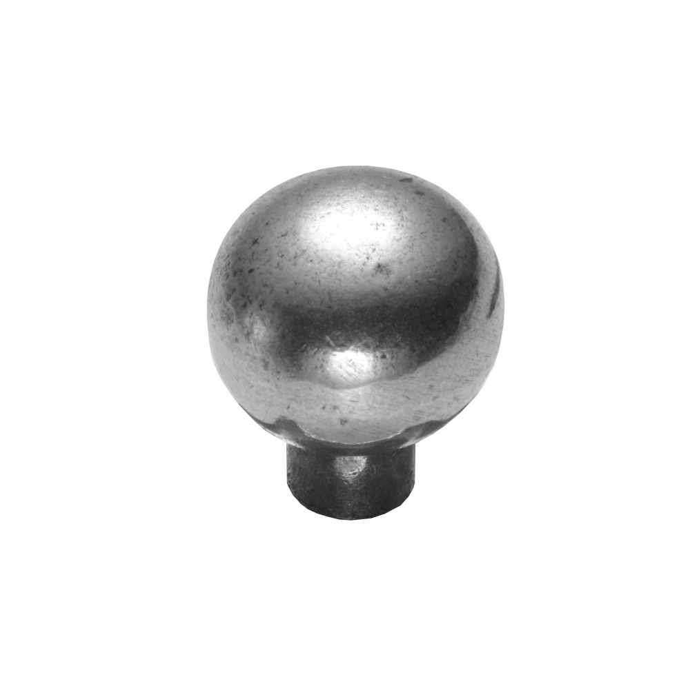 Finesse Ball Pewter Cabinet Knob