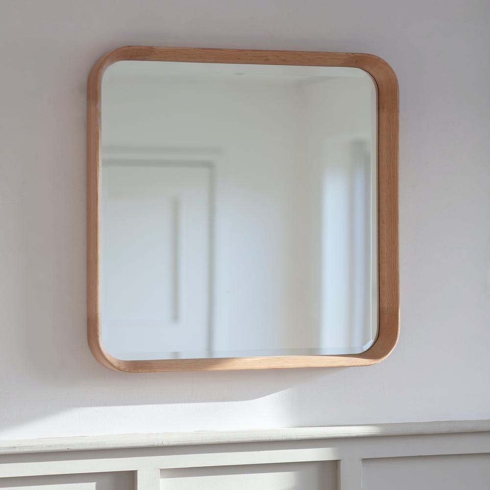 Oak Hambledon Square Mirror