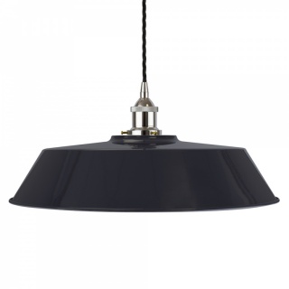 Navy Blue Large Chancery Painted Pendant Light