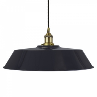 Navy Blue Large Chancery Painted Pendant Light