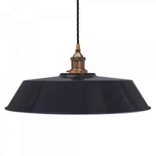 Navy Blue Large Chancery Painted Pendant Light