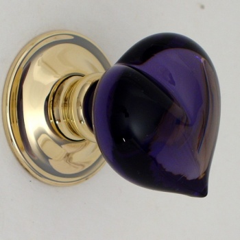 Love Hearts Glass Door Knobs