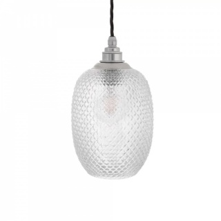 Huxley Prismatic Pineapple Glass Pendant Light