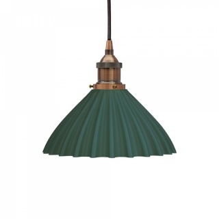 Scallop Shell Emerald Green Pendant Light