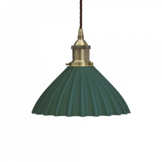 Scallop Shell Emerald Green Pendant Light