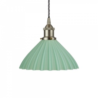 Scallop Shell Soft Sea Green Pendant Light