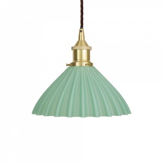 Scallop Shell Soft Sea Green Pendant Light