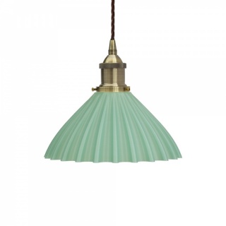 Scallop Shell Soft Sea Green Pendant Light