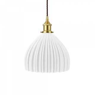 Large Scallop Shell Clear Water Pendant Light