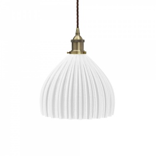 Large Scallop Shell Clear Water Pendant Light