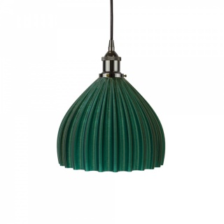 Large Scallop Shell Emerald Green Pendant Light