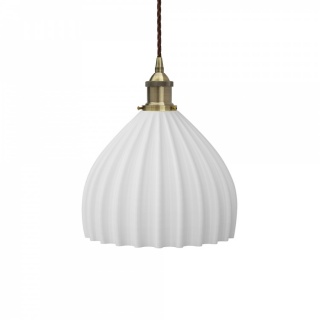 Large Scallop Shell Surf White Pendant Light