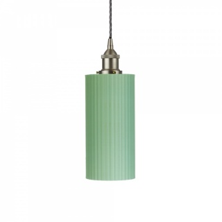 Ionian Ripple Deep Soft Sea Green Pendant Light