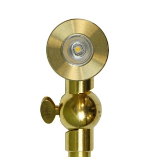 Chelsea IP68 Solid Brass Spike Light 24V DC 3000K with 2 Metre Cable