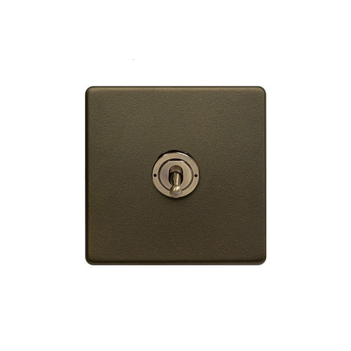 Bronze 20A 1 Gang Intermediate Toggle Screwless