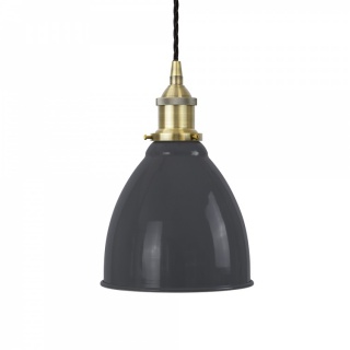 Slate Grey Classic Painted Pendant Light