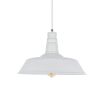 Argyll Industrial Pendant Light Clay White Cream