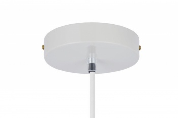 Argyll Industrial Pendant Light Clay White Cream