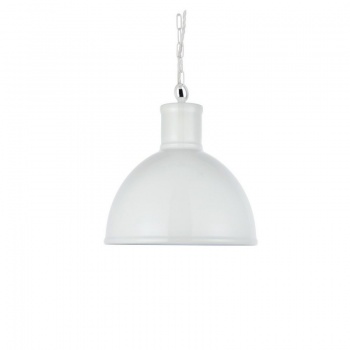 Wardour Industrial Bay Pendant Light Clay White Cream