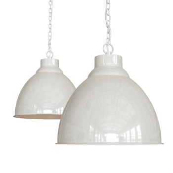 Oxford Vintage Pendant Light Clay White Cream