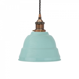 Duck Egg Blue Lincoln Painted Pendant Light