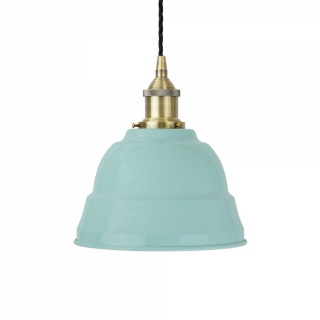 Duck Egg Blue Lincoln Painted Pendant Light