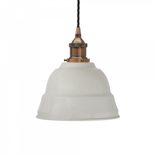 Pale Grey Lincoln Painted Pendant Light