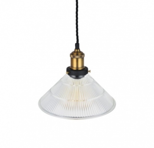 Romilly Tapered Etched Glass French Style Pendant Light