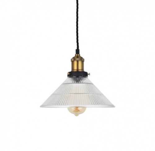 Romilly Tapered Etched Glass French Style Pendant Light