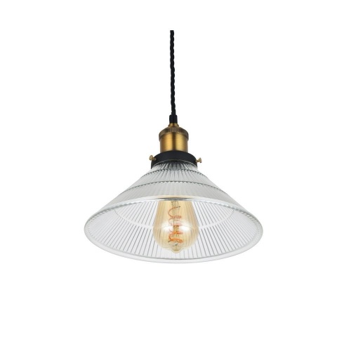 Romilly Tapered Etched Glass French Style Pendant Light