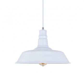 Argyll Industrial Pendant Light Pure White