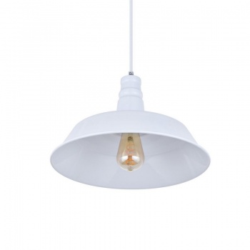 Argyll Industrial Pendant Light Pure White