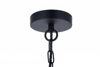 Wardour Industrial Bay Pendant Light Matt Black