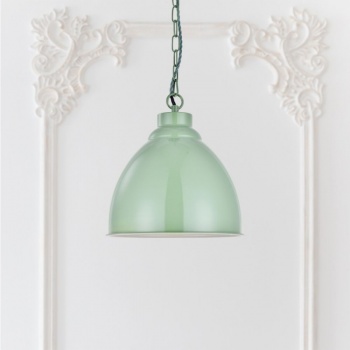 Oxford Vintage Pendant Light Chalk Mint Green