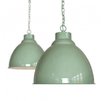 Oxford Vintage Pendant Light Chalk Mint Green