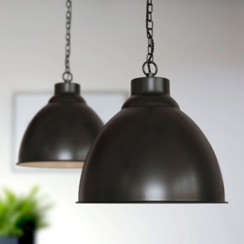 Oxford Vintage Pendant Light Matt Black