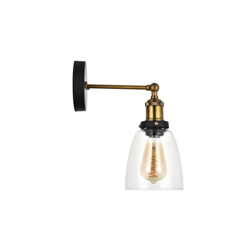 Romilly Clear Glass Cone Wall Light