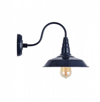 Argyll Industrial Wall Light Squid Ink Dark Blue