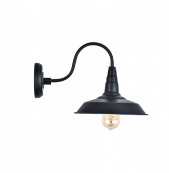 Argyll Industrial Wall Light Matt Black