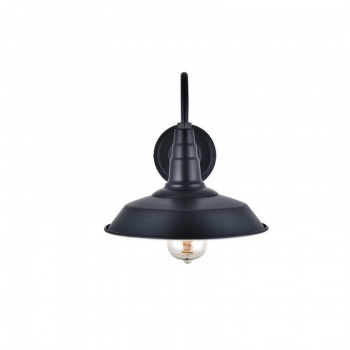 Argyll Industrial Wall Light Matt Black