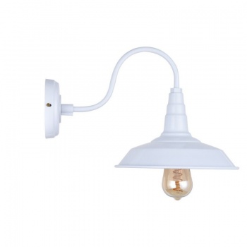 Argyll Industrial Wall Light Pure White