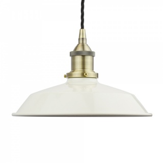 Clay White Small Trinity Metal Painted Pendant Light