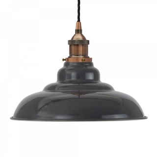 Slate Grey St Edmund's Painted Pendant Light