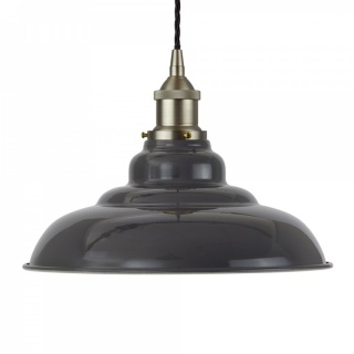 Slate Grey St Edmund's Painted Pendant Light