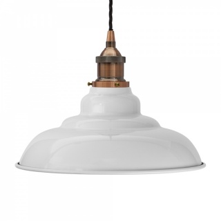 Pale Grey St Edmund's Painted Pendant Light