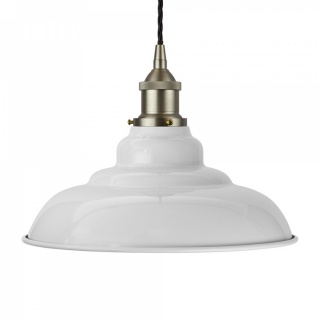 Pale Grey St Edmund's Painted Pendant Light