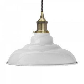 Pale Grey St Edmund's Painted Pendant Light