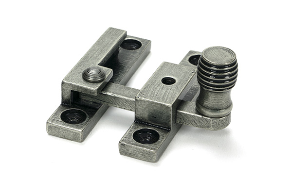 Pewter Beehive Quadrant Fastener - Narrow