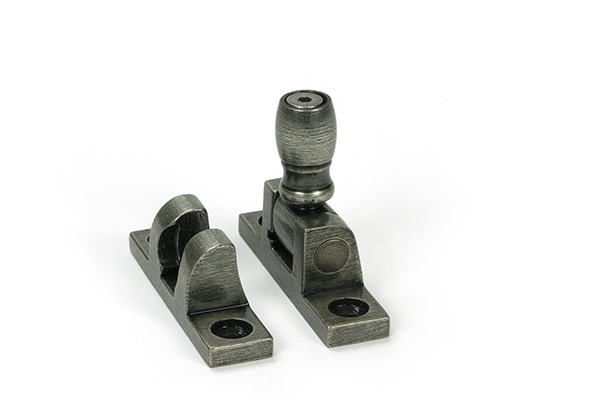 Pewter Mushroom Brighton Fastener - Narrow (Square)